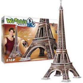 Eiffelturm 3D (Puzzle): 816 Teile. Puzzleformat: 38,5 x 38,5 x 102 cm Eiffelturm 3D (Puzzle): 816 Teile. Puzzleformat: 38,5 x 38,5 x 102 cm