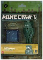 Minecraft Sammelfigur Eisenwanderer mit Accessoire Minecraft Sammelfigur Eisenwanderer mit Accessoire
