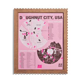 Portland Doughnut Map Portland Doughnut Map