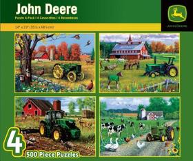 500pc John Deere 4-Pack New 500pc John Deere 4-Pack New