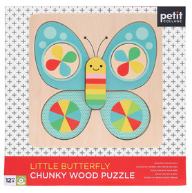 Little Butterfly Chunky Wood Puzzle Little Butterfly Chunky Wood Puzzle