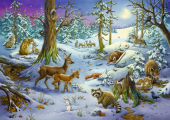 Sticker-Adventskalender: Tiere im Winterwald Sticker-Adventskalender: Tiere im Winterwald