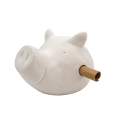 Bisquit-Porzellan Designer Geldschwein Bisquit-Porzellan Designer Geldschwein