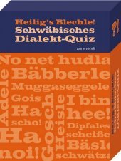 Heiligs Blechle! Schwäbisches Dialekt-Quiz (Spiel): 68 Quizfragen rund um den schwäbischen Dialekt Heiligs Blechle! Schwäbisches Dialekt-Quiz (Spiel): 68 Quizfragen rund um den schwäbischen Dialekt