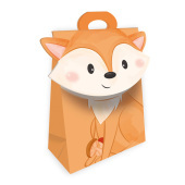 Trötsch Geschenktasche mit Verschluss Fuchs: Tragetasche Papiertüte Geschenktüte Henkeltasche Trötsch Geschenktasche mit Verschluss Fuchs: Tragetasche Papiertüte Geschenktüte Henkeltasche