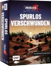 Krimi-Spielebox: Unsolved Crime Cases - Spurlos verschwunden: Multimediales Escape Game mit echten Beweismitteln wie Indizienbrett, Verdächtigenfotos, Zeugenbefragungen und mehr: Für 1-4 Spieler*innen Krimi-Spielebox: Unsolved Crime Cases - Spurlos verschwunden: Multimediales Escape Game mit echten Beweismitteln wie Indizienbrett, Verdächtigenfotos, Zeugenbefragungen und mehr: Für 1-4 Spieler*innen