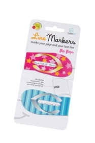 Line Markers FlipFlops - Magnetische Lesezeichen: 2er Set FlipFlop Line Markers FlipFlops - Magnetische Lesezeichen: 2er Set FlipFlop