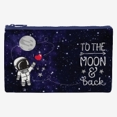 Legami Zipper Pouch Funky Collection - To The Moon