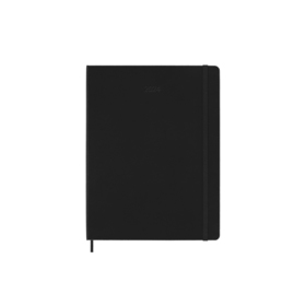 Moleskine 2024 12-month Weekly Xl Hardcover Notebook: Black