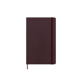 Moleskine 2024 12-month Weekly Large Hardcover Notebook: Burgundy Red