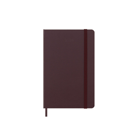 Moleskine 2024 12-Month Weekly Pocket Hardcover Notebook: Burgundy Red