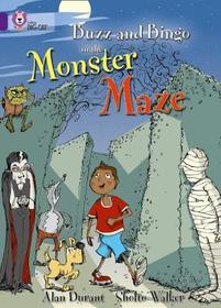 Collins Big Cat — BUZZ AND BINGO IN THE MONSTER MAZE: Band 08/Purple: Band 08/Purple