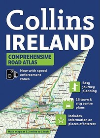 Collins Ireland Comprehensive Road Atlas: Comprehensive Road Atlas