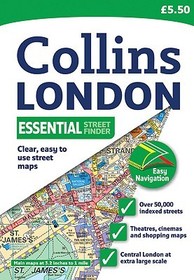 Collins London Essential Street Finder