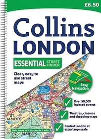 Collins London Essential Street Finder: Clear, Easy to Use Street Maps