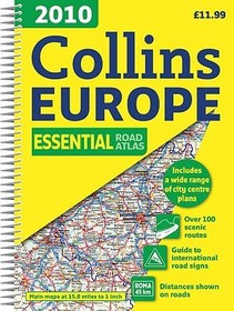 Collins Europe Essential Road Atlas