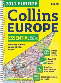 Collins Europe Essential Road Atlas: New A4 Edition