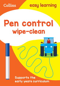 Collins Easy Learning Preschool — PEN CONTROL AGE 3-5 WIPE CLEAN ACTIVITY BOOK: Ideal for home learning