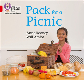 Collins Big Cat Phonics for Letters and Sounds — PACK FOR A PICNIC: Band 02B/Red B: Band 2b/Red B