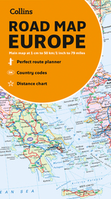 COLLINS MAP OF EUROPE