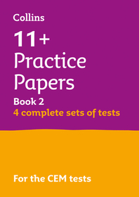 Collins 11+ — 11+ VERBAL REASONING, NON-VERBAL REASONING & MATHS PRACTICE PAPERS BOOK 2 (BUMPER BOOK WITH 4 SETS OF TESTS): For the 2024 CEM Tests: For the Cem 2021 Tests