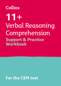 Collins 11+ — 11+ VERBAL REASONING COMPREHENSION SUPPORT AND PRACTICE WORKBOOK: For the 2024 CEM Tests: For the Cem 2021 Tests