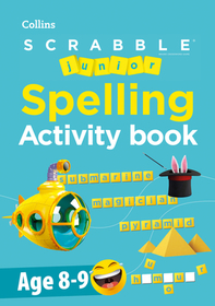 SCRABBLE™ JUNIOR SPELLING ACTIVITY BOOK AGE 8-9 [not-US, not-CA]