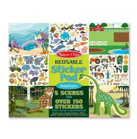 Reusable Sticker Book Habitats