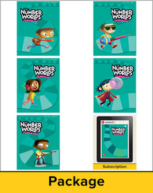 Number Worlds Level I, Student Materials Bundle (5 students, 1-year)