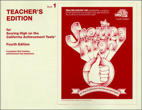 Scoring High on the California Achievement Tests (CAT),  Grade1 Teacher Edition