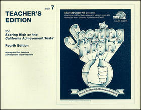 Scoring High on the California Achievement Tests (CAT),  Grade 7 Teacher Edition
