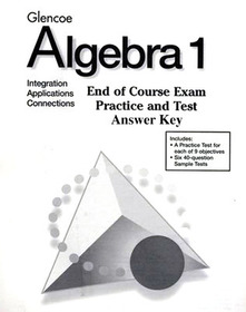 Algebra 1 End-of-Course Exam Practice Answer Key