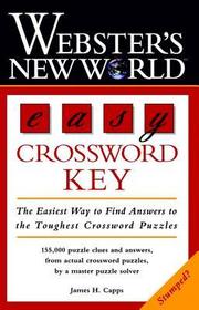 Webster's New WorldTM Easy Crossword Key: Easy Crossword Key
