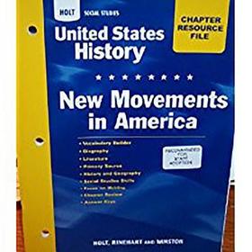 Crf New Mvmnts/Am Hss: Us Hist 2006