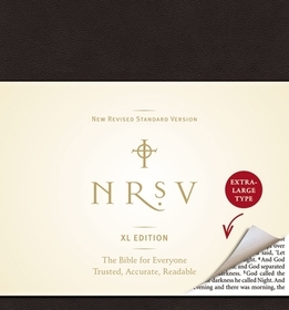 XL Bible-NRSV: New Revised Standard Version, Black, Xl