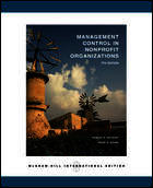 Management Control In Nonprofit Organizations