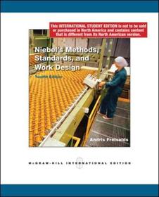 Niebel's Methods, Standards, & Work Design