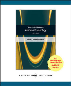 Abnormal Psychology Interactive Edition