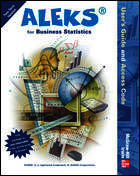ALEKS for Business Statistics User's Guide and  Access Code (Stand Alone for 2 semesters)