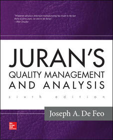 Juran's Quality Management and Analysis