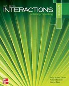 Interaction Access Listening/Speaking Student Book plus Registration Code for Connect ESL