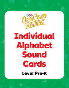 Open Court Reading PreK, Individual Alphabet Sound Cards