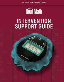 Real Math - Intervention Support Guide- Grade 6