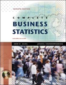 Complete Business Statistics with Student CD
