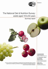 National Diet and Nutrition Survey: Vol. 5: Adults Aged 19 to 64 Years.