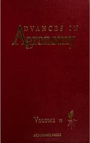 Advances in Agronomy