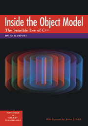 Inside the Object Model: The Sensible Use of C++