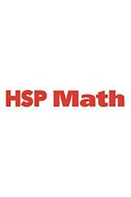 Hsp Math: Intensive Intervention Student Skill Pack Grades K-2