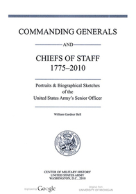 Commanding Generals & Chiefs Of Staff: (2010 Revised)