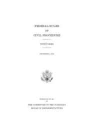 Federal Rules Of Civil Procedure For The United States District Courts: 2014